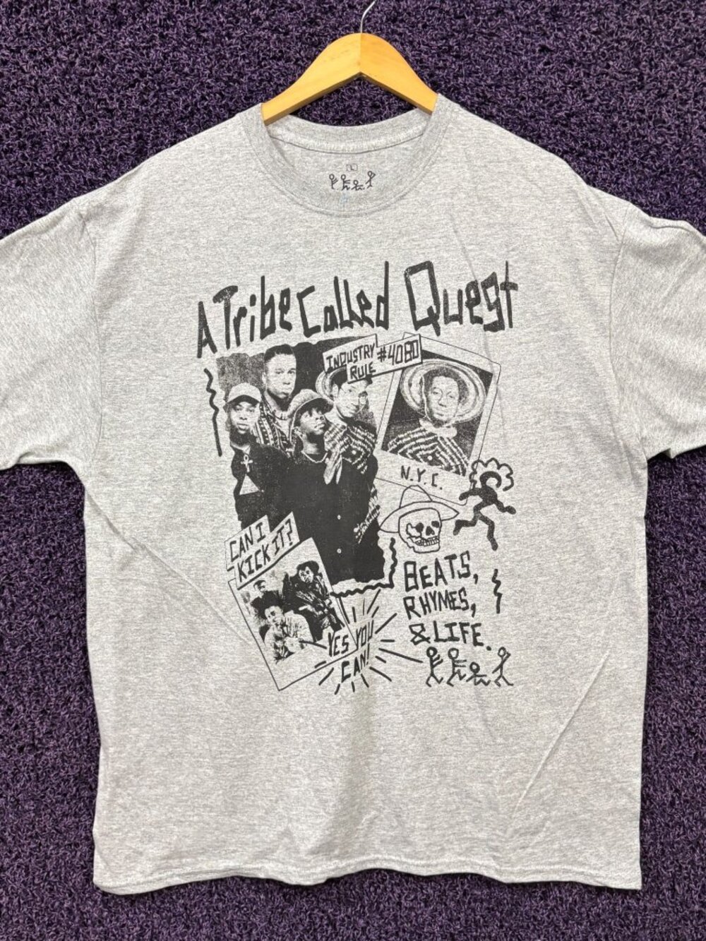 A Tribe Called Quest Beats Rhymes & Life Rap Trio T-Shirt L